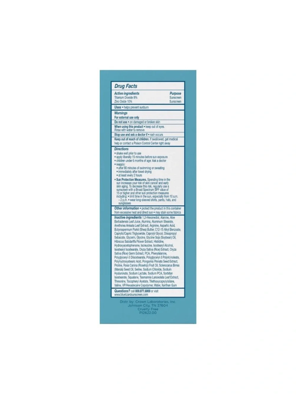 Blue Lizard SPF 50 Sheer Face Mineral Sunscreen - 1.7 oz